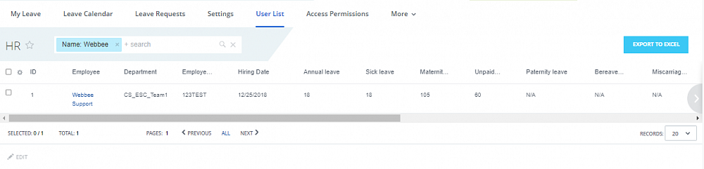 Leave Management in Bitrix24 for HR Leave Management in Bitrix24 for HR