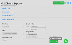 MailChimp Exporter app for Bitrix24 new release MailChimp Exporter app for Bitrix24 new release