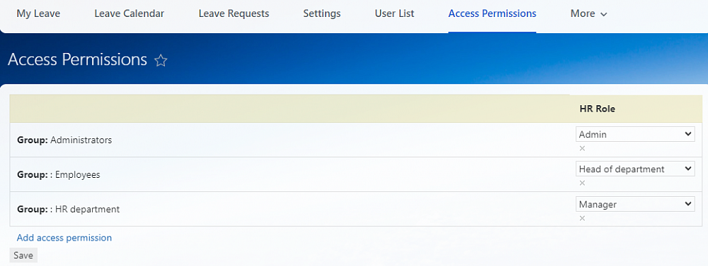 Leave Management in Bitrix24 for HR Leave Management in Bitrix24 for HR